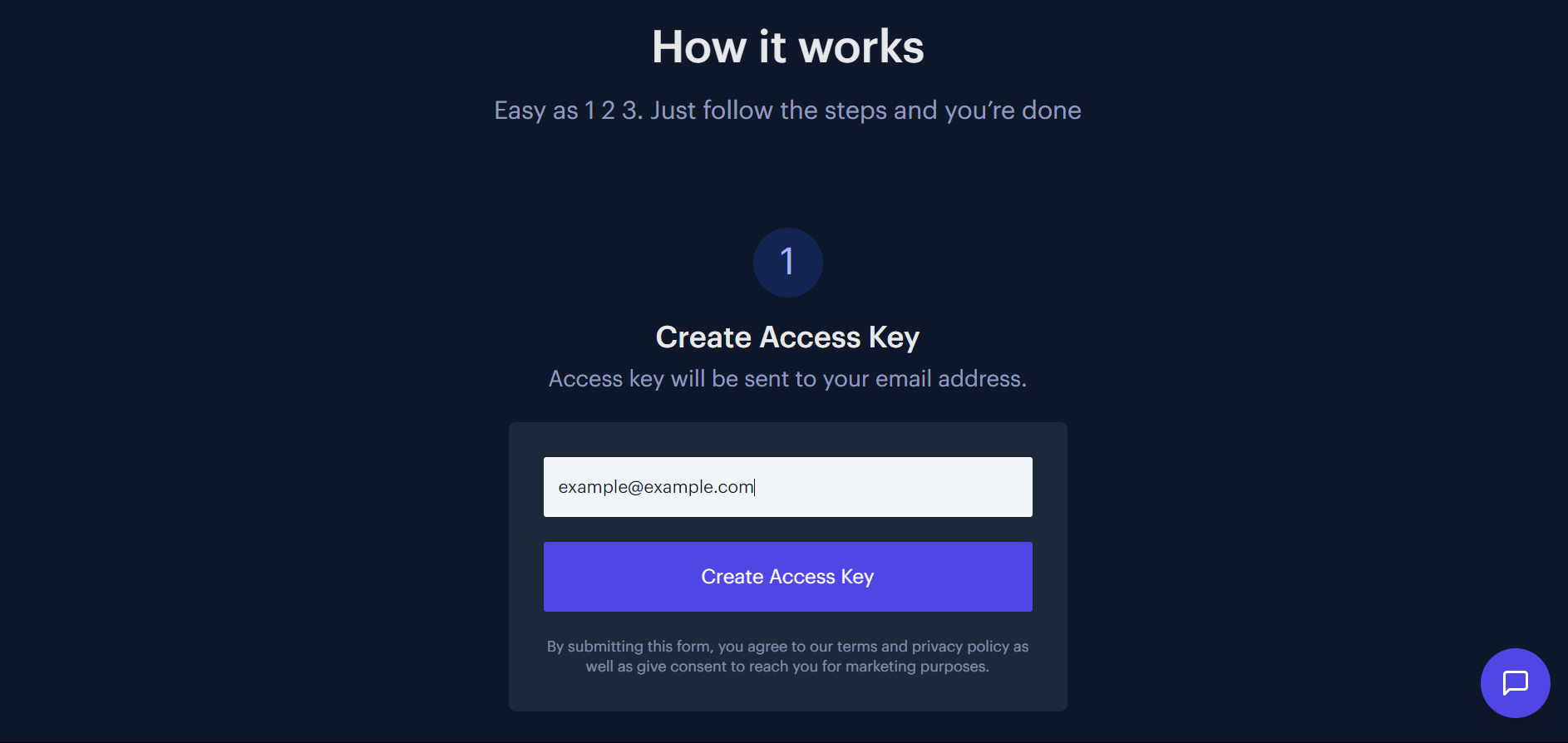 Preview of Access Token generation